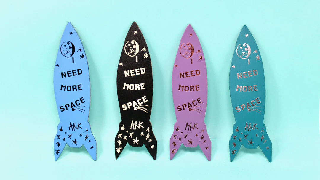 Rocket Bookmark Green/Turquoise