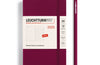Leuchtturm1917 A6 Pocket Hardcover Weekly Planner & Notebook 2025 Port Red