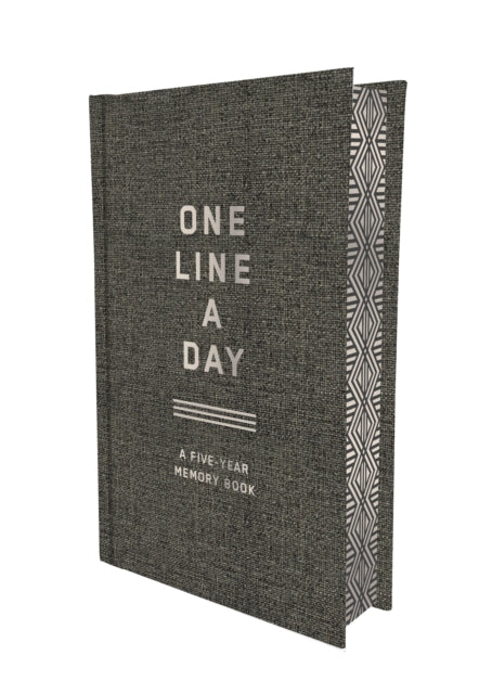 Charcoal Canvas One Line a Day : A Five-Year Memory Book (PRE-ORDER)