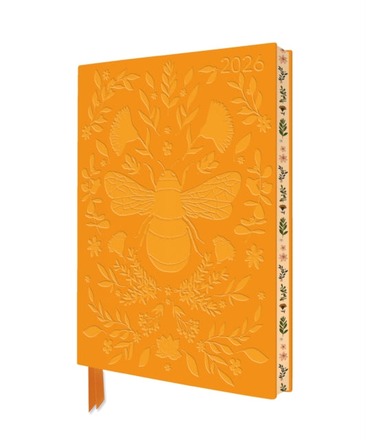 Jade Mosinski: Bee 2026 Artisan Art Vegan Leather Diary Planner - Page to View with Notes (PRE-ORDER)