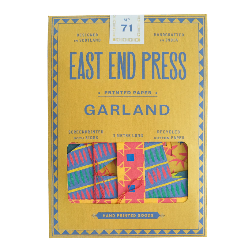 Happy Birthday Bright Sewn East End Press Garland