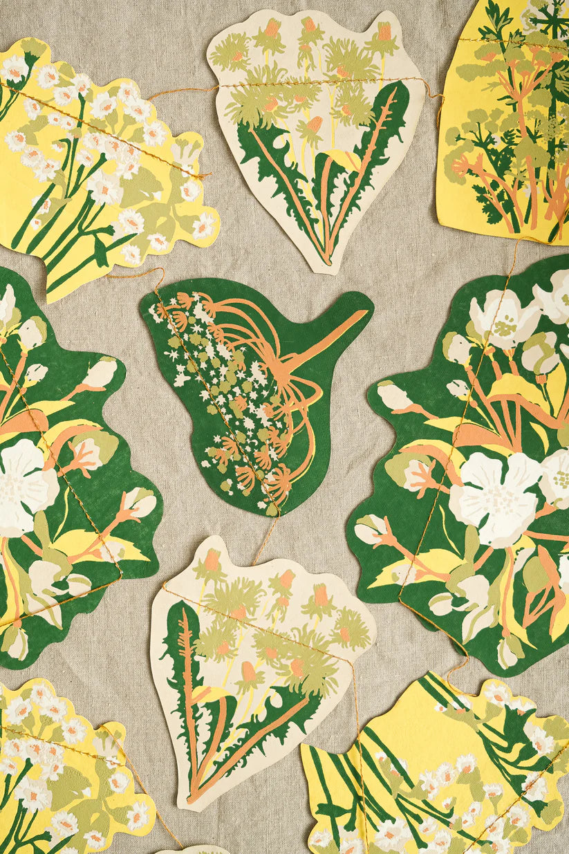 Spring Blooms Sewn Garland