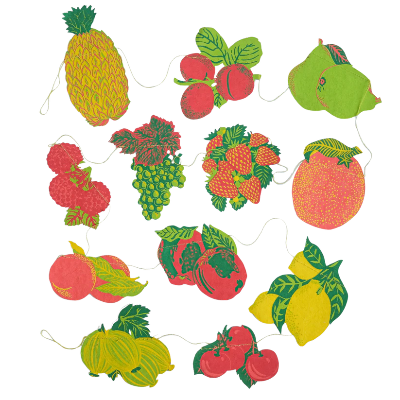 Fruit Sewn East End Press Garland
