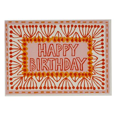 Cambridge Imprint Card Happy Birthday Neon