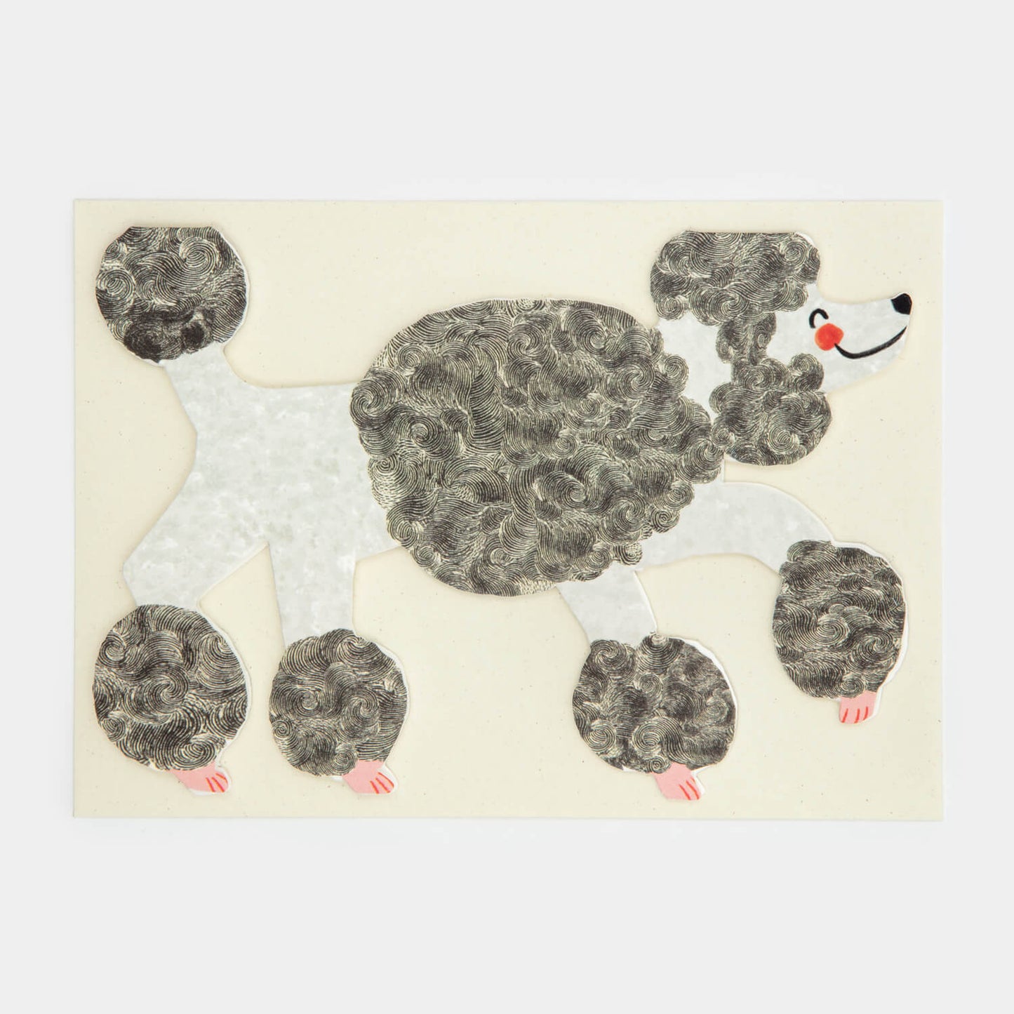 Hadley The Poodle Card