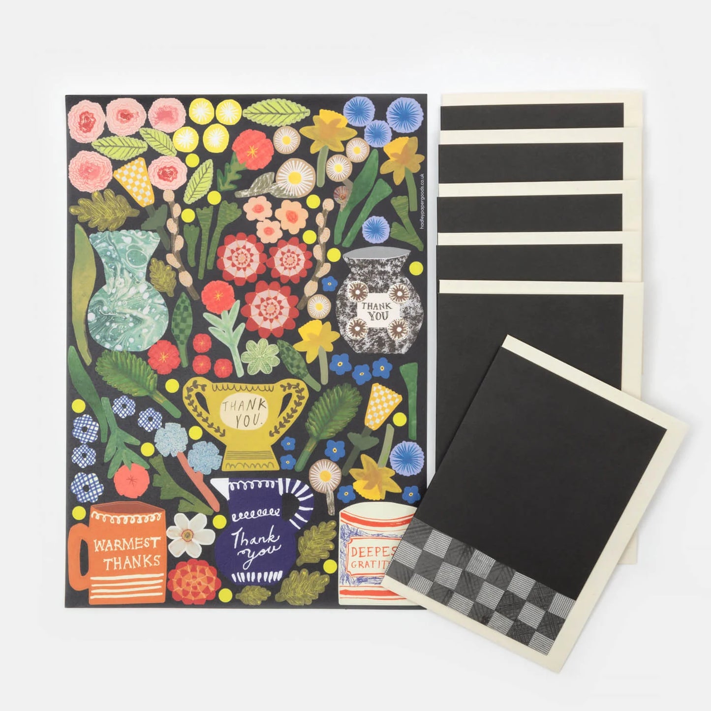 Hadley 'Make Your Own Thank You Cards' Floral Set