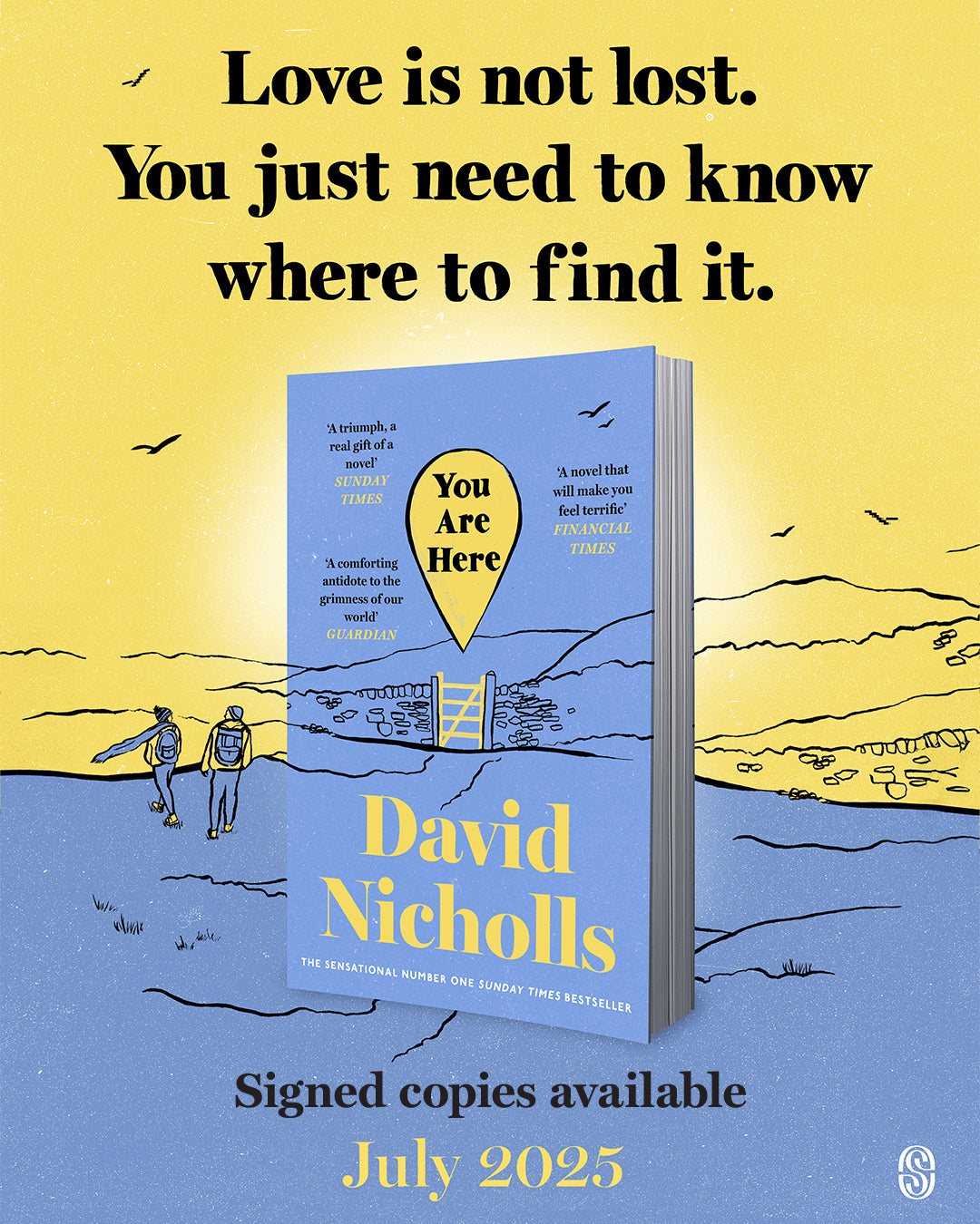 You Are Here by David Nicholls (SIGNED, PRE-ORDER)