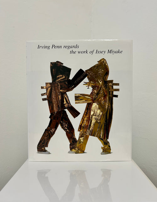 Irving Penn regards the work of Issey Miyake