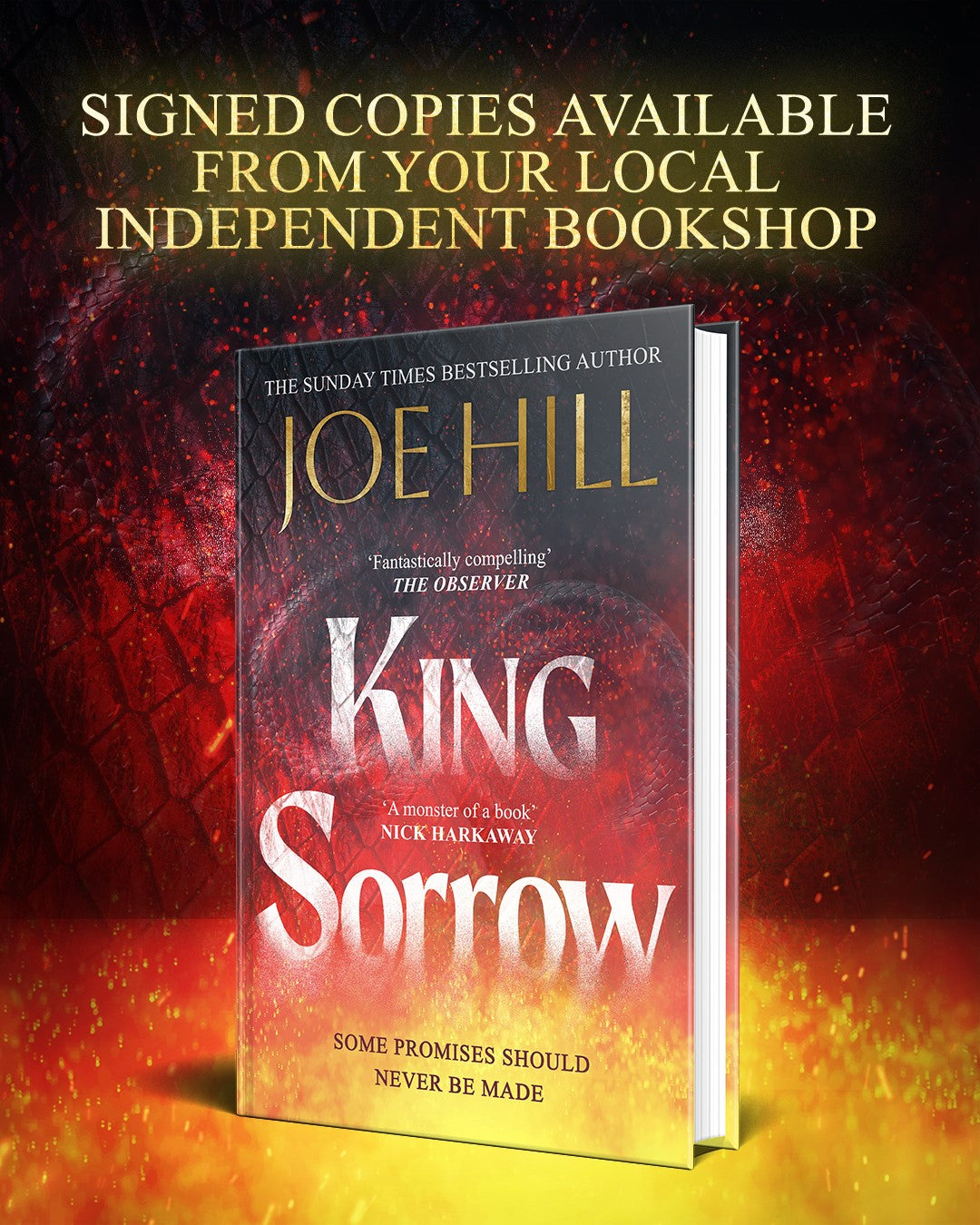 King Sorrow by Joe Hill (SIGNED, PRE-ORDER)