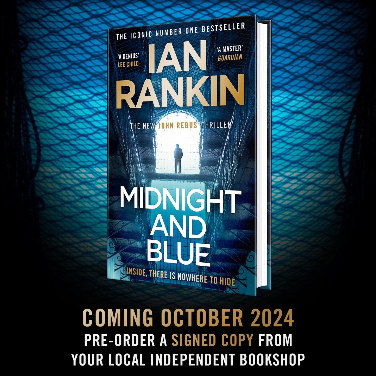 Midnight and Blue by Ian Rankin (SIGNED)