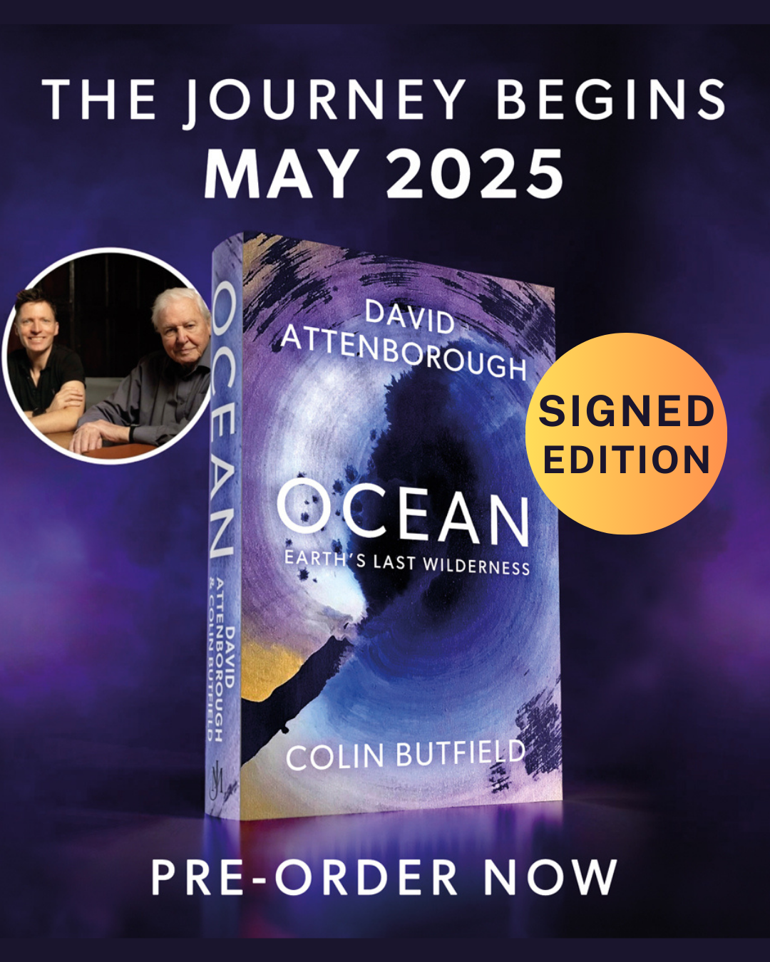 Ocean: How to Save Earth's Last Wilderness by Sir David Attenborough & Colin Butfield (SIGNED, PRE-ORDER)