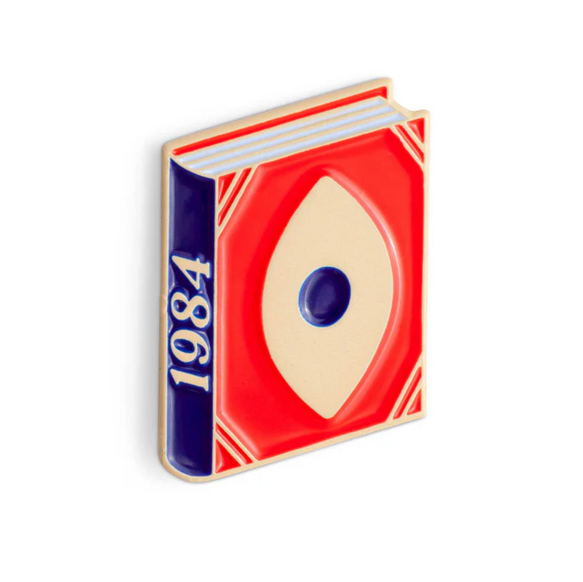 1984 Book by George Orwell Enamel Pin