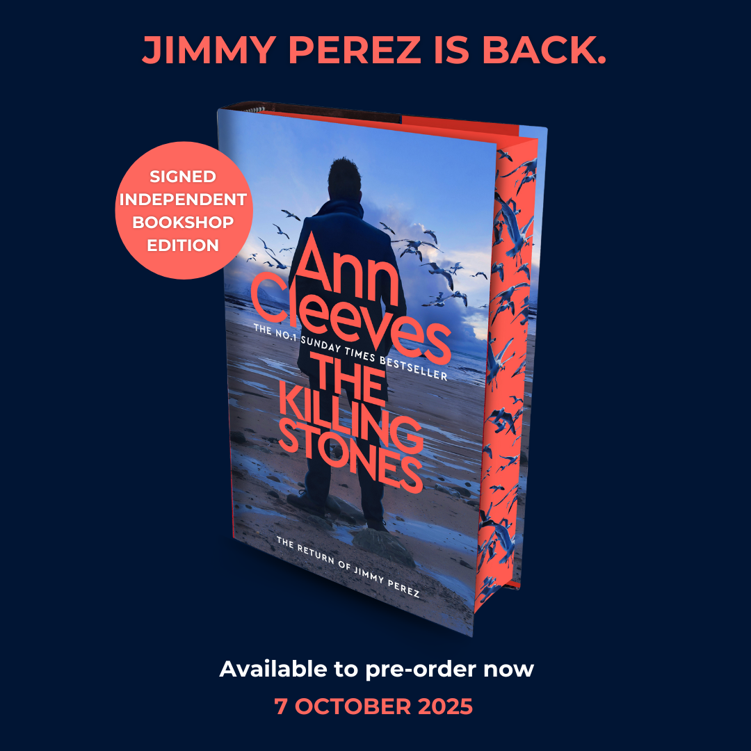 The Killing Stones by Ann Cleeves (SIGNED INDIE EDITION, PRE-ORDER)