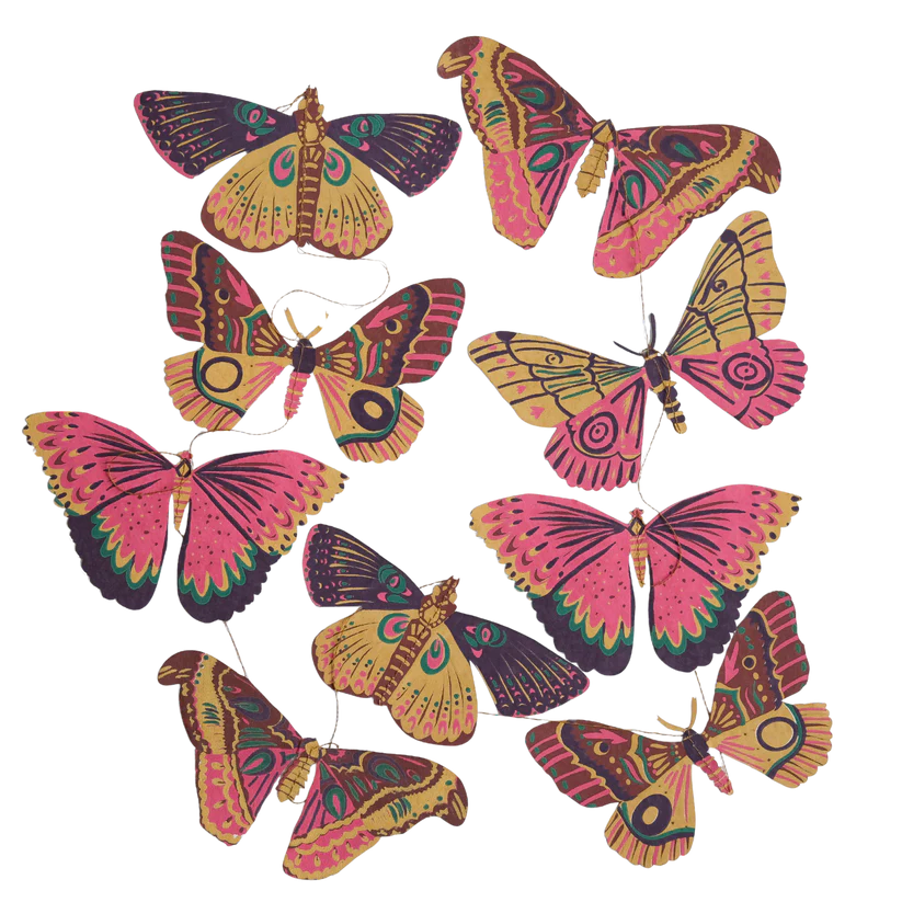 Butterfly Vertical Wall Hanging East End Press Garland