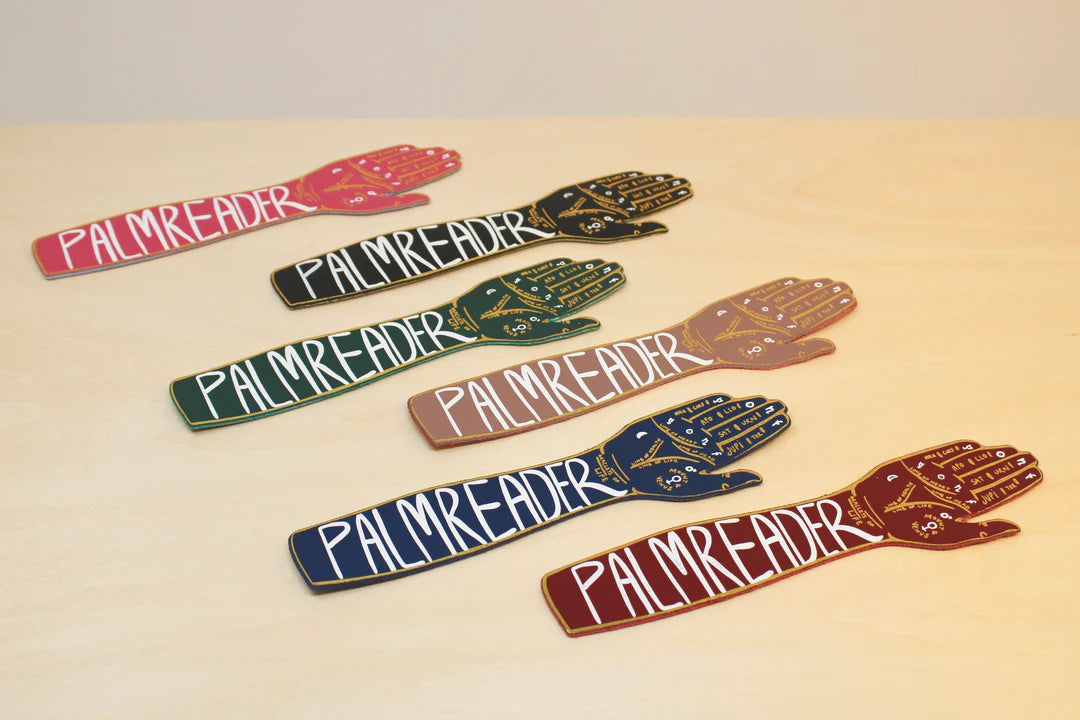 Palm Reader Bookmark Blue