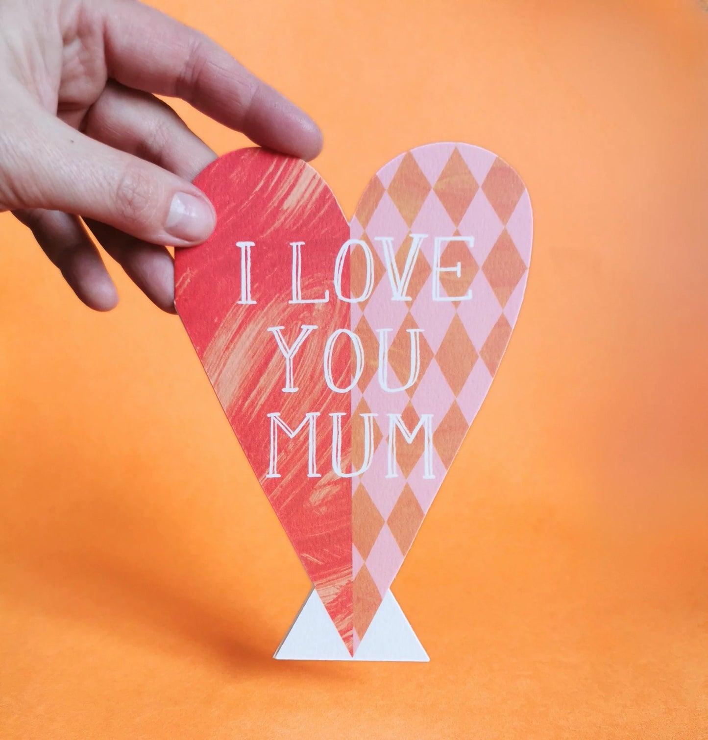 Hadley I Love You Mum Heart Card