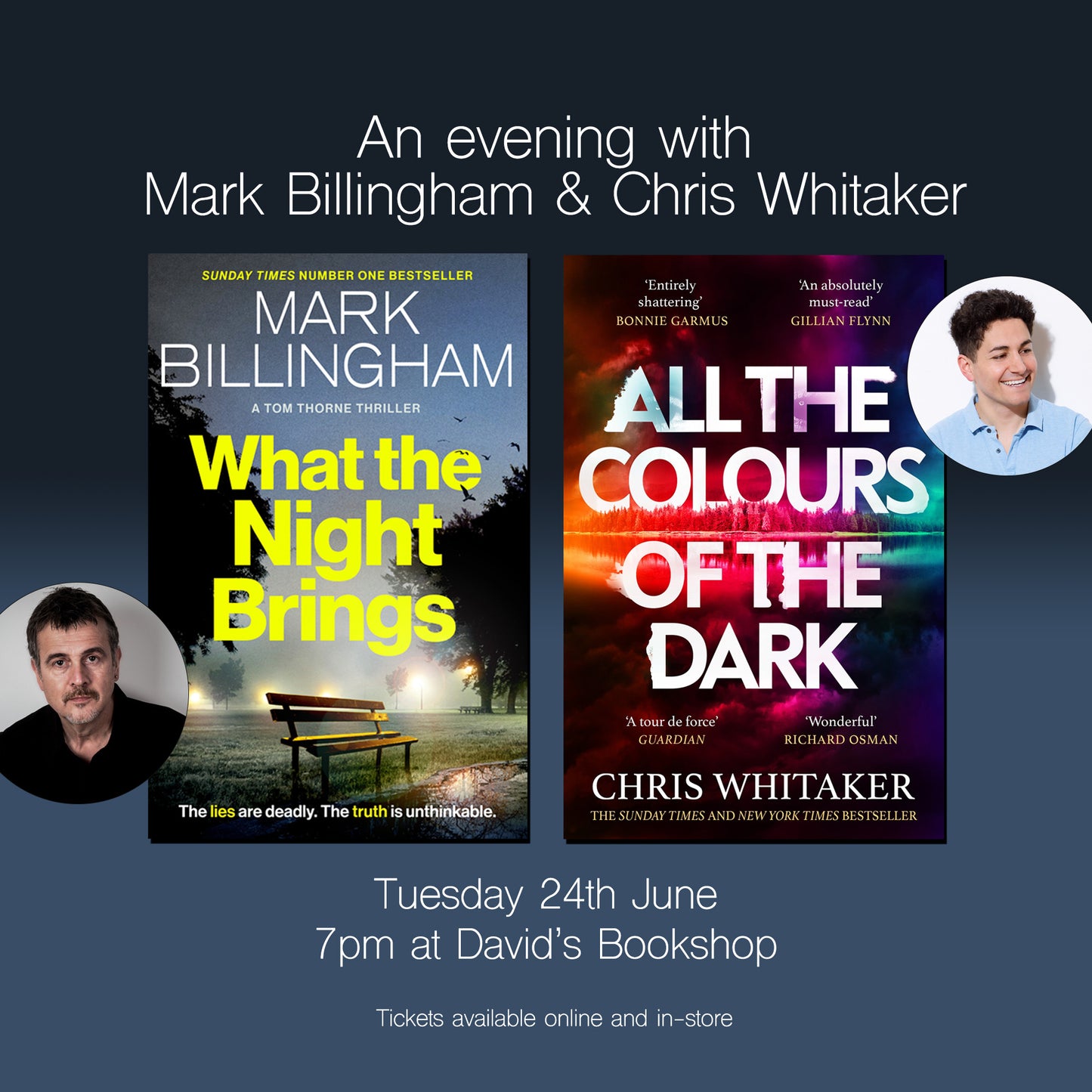 Event ticket: Mark Billingham & Chris Whitaker