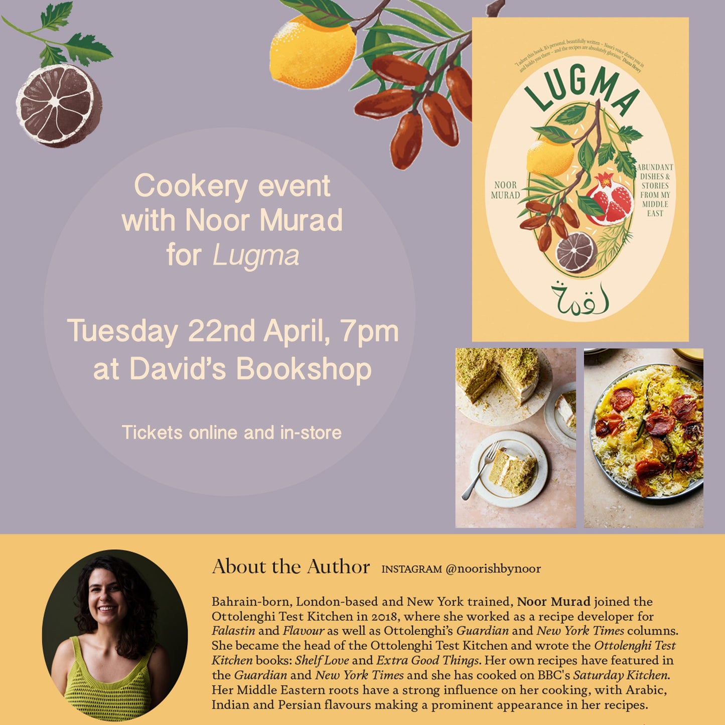 Event ticket: Noor Murad for Lugma