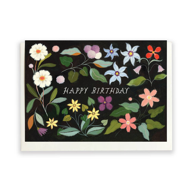 Happy Birthday Floral card