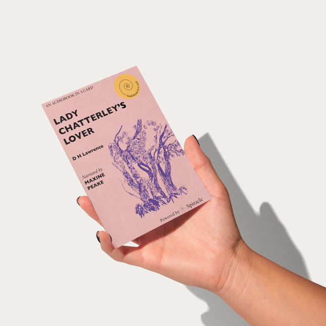 Audiobook in a Card: Lady Chatterley's Lover by D H Lawrence