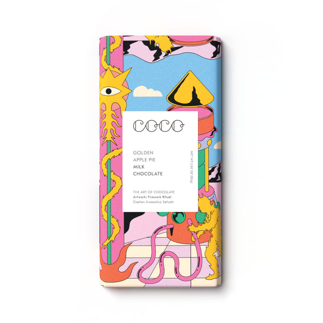 Golden Apple Pie Milk Chocolate Bar