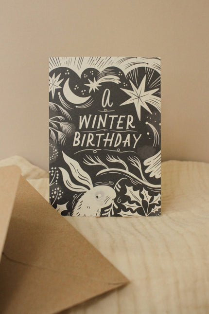 'A Winter Birthday' Seasonal Birthday Card