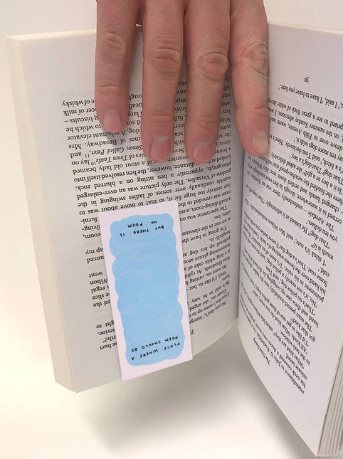 The Moon Bookmark by David Shrigley