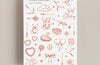 Vintage Valentine Themed Stickers