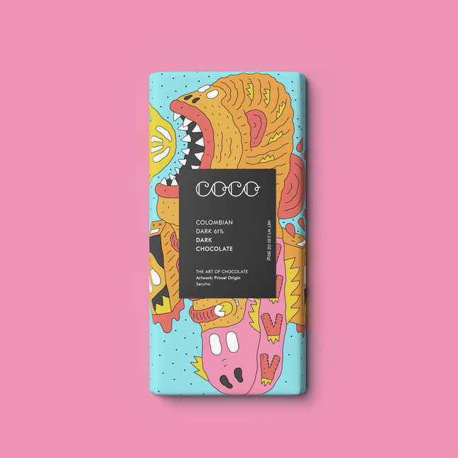 Colombian Dark Chocolate Bar 61%