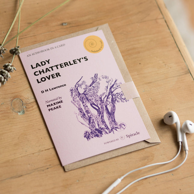 Audiobook in a Card: Lady Chatterley's Lover by D H Lawrence