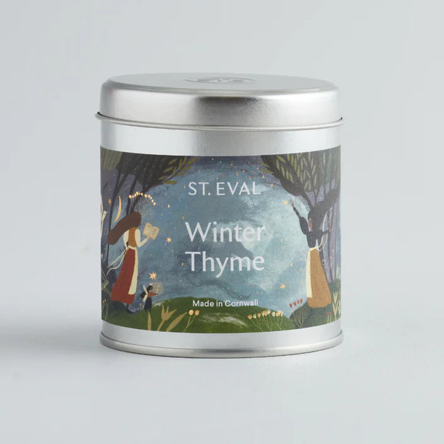 St Eval Winter Thyme, Christmas Scented Tin Candle
