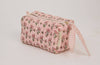 Organic Cotton Toiletry Bag (Small) - Ditsy Floral Blush