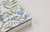 Block Printed Ruled Notebook (A5) - Song Birds Blue Stone