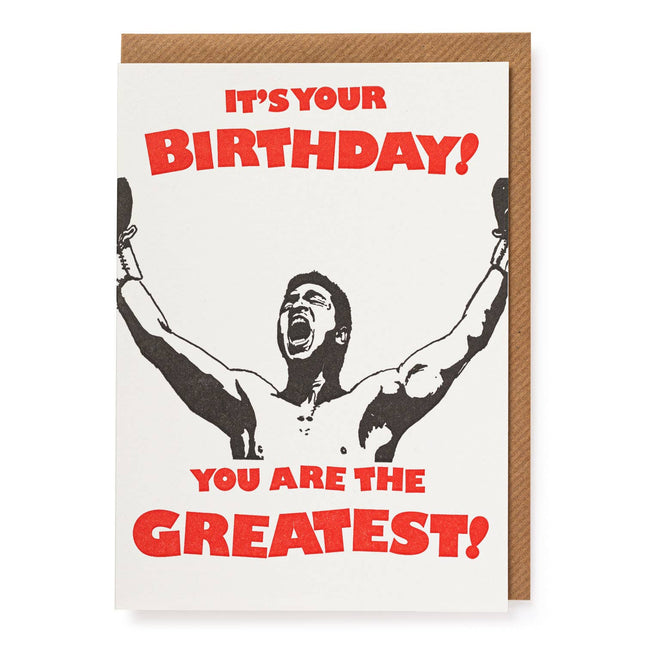 You Are The Greatest | Letterpress Cards | Large Cards