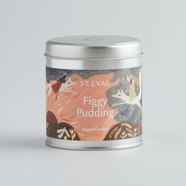 St Eval Figgy Pudding, Christmas Scented Tin Candle