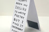 David Shrigley Magnetic Bookmark - Write Poetry