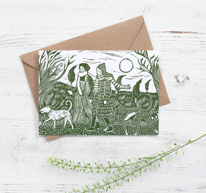 A Windy Walk Card