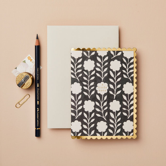 Wanderlust Ink Flora 'A Little Note' Card