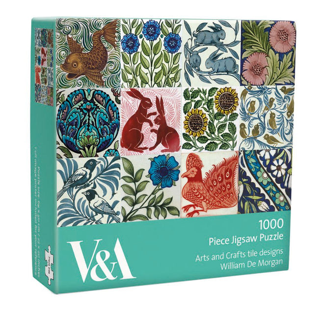 De Morgan Tiles V&A 1000 Piece Jigsaw Puzzle