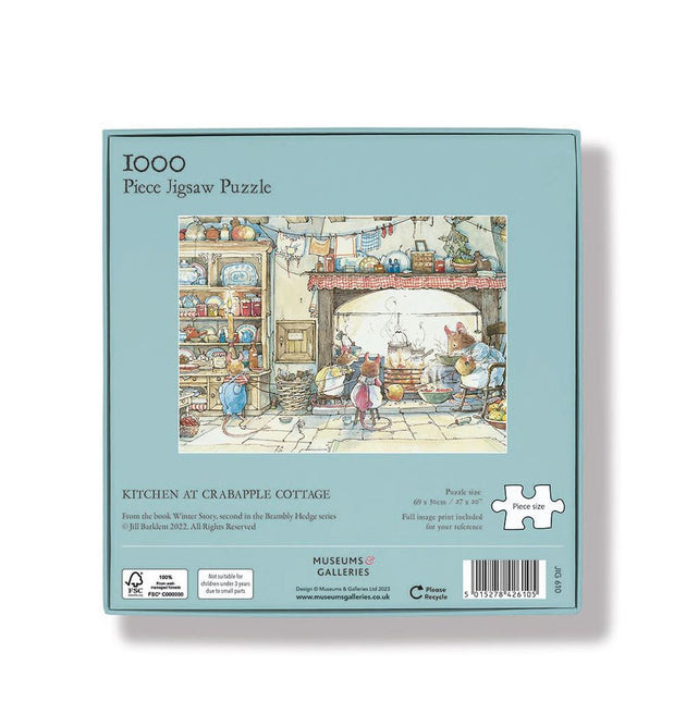 Kitchen at Crabapple Cottage 1000 Piece Jigsaw Puzzle