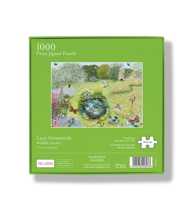 Wildlife Garden 1000 Piece Jigsaw Puzzle