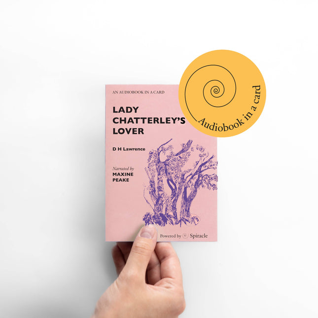 Audiobook in a Card: Lady Chatterley's Lover by D H Lawrence