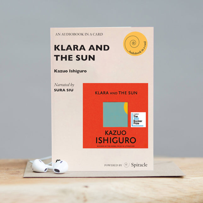 Audiobook in a Card: Klara and the Sun
