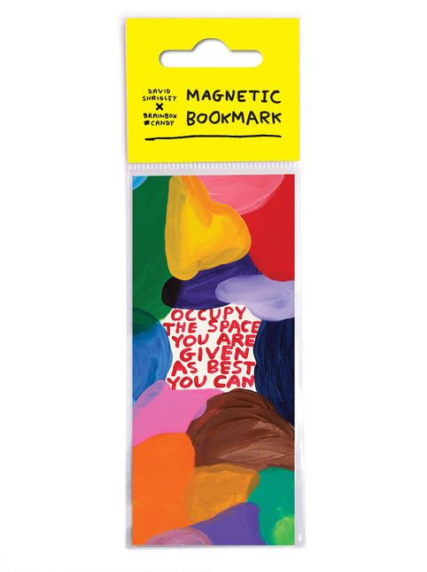 Occupy The Space Bookmark by David Shrigley