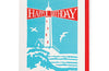 Lighthouse Happy Birthday | Letterpress Cards | Large Cards