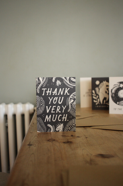 'Thank You Very Much' Thank You Card