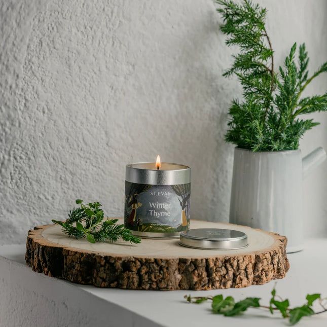 St Eval Winter Thyme, Christmas Scented Tin Candle