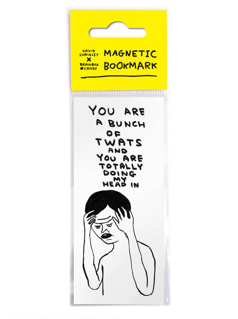 Shrigley Magnetic Bookmark - Bunch Of Twats