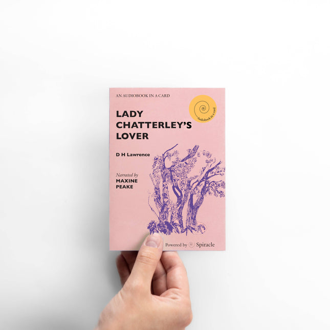 Audiobook in a Card: Lady Chatterley's Lover by D H Lawrence