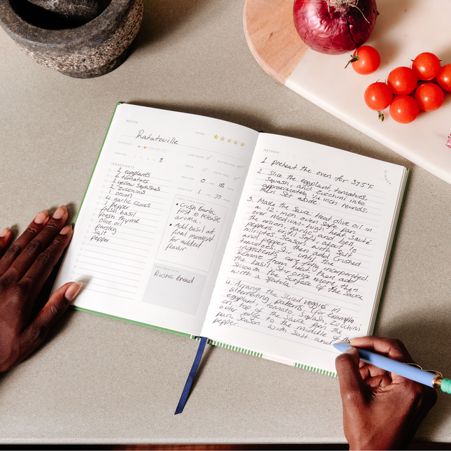Herb Garden Recipe Journal